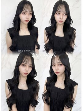 リズ(Lizz) 韓国ヘア♪透ける黒髪~ブルーブラック~