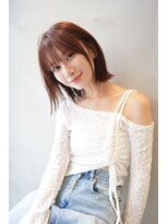 ニコ トウキョウ 渋谷(nico TOKYO)&nbsp;ロングレイヤーカット顔周りレイヤーウルフハッシュカット韓国