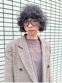 くせ毛風パーマショート