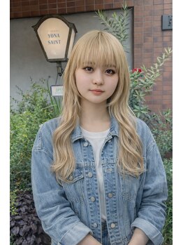 ヨナサン(Yona Saint)の写真/地毛のように馴染むプルエクステで、自然なロングと透明感を。理想を叶える、今っぽい理想のスタイル☆