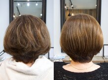 タンジェリン ヘアースタジオ(TANGERINE HAIR STUDIO)の雰囲気（自然なボリュームを残すウィービングストレート。大人女性に人気）
