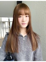ローレンジウ(LOREN JU)&nbsp;着物ヘア/ダークアッシュ/ミディアムレイヤーカット/名古屋名駅