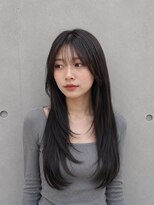 エヌア(ENURE) 顔まわりレイヤー韓国ロング