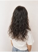 朝のセットが楽になる◎くるくるウェーブパーマ