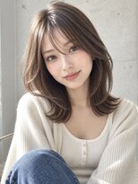 ノア 三宮店(NOA)&nbsp;【NOA】韓国風くびれミディ×小顔顔まわりレイヤー