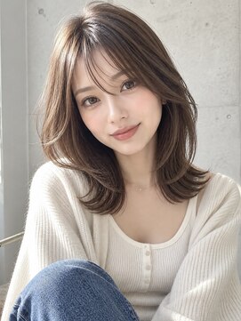 ノア 三宮店(NOA) 【NOA】韓国風くびれミディ×小顔顔まわりレイヤー