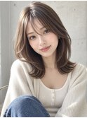 【NOA】韓国風くびれミディ×小顔顔まわりレイヤー