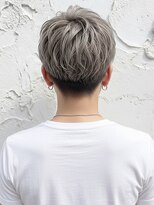モッズヘアメン 札幌月寒店(mod's hair men)&nbsp;ハイトーンカラー爽やかダウンバングスマートマッシュp1札幌月寒