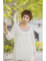 オーガニックサロン フェイス 梅田店(organic salon face)&nbsp;ふんわりくせ毛風ショート