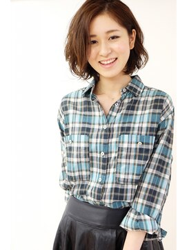 エクラート イーリス 高田馬場店(ECLART IriS) ≪高田馬場IriS≫チョコレートブラウンカラーのゆるふわボブ♪