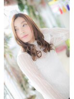 エヌアンドエーコンティ(N&A CONTi)&nbsp;大人ガーリー×キャメルベージュ×ナチュラルカール