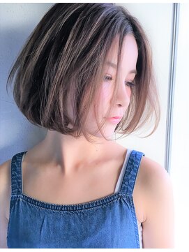 リマ(RIMA) 【RIMA】 外国人風☆透明感Ashとニュアンスボブ