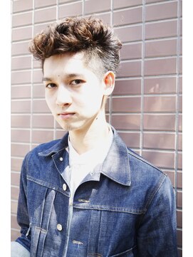 ブーケ(BOUQUET) 「BOUQUET」ツーブロック刈り上げたオールバックスタイル