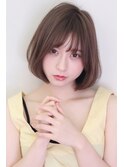 【coo et fuu 表参道】タンバルモリ ミルクティー 丸みボブ