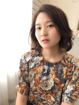 アドラーブル 長岡リップス旭岡店(adorable) ひし形ボブディ★大人可愛いCカーブ