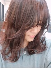 ブーティーク ヘアー(BOUTIQUE HAIR) ウザバングピンクグレージュ