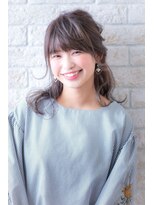 ヘアーアートシフォン 川口東口店(hair art chiffon) 似合わせカットでブルージュ&ヴェールウェーブの夏セミディ