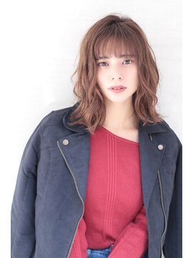 オーロ 緑地公園店(ORO) 大人美髪ミディアムスタイル