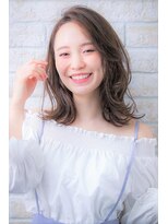 ソア 武蔵小杉(SOAR)&nbsp;毛先パーマネオウルフ小顔外ハネボブアッシュブラウン