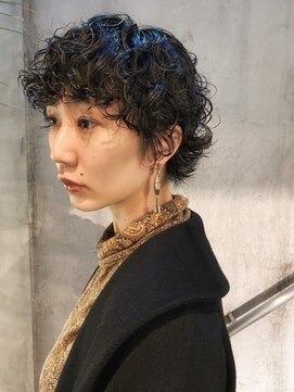 ストラマ(STRAMA) harumiyaショートウルフパーマ