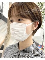 セル(CELL)&nbsp;耳掛けショート　コンパクトショート　チョコレートカラー