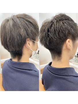 ロミーオム 本厚木(ROMMY. Homme) 【ナチュラル刈り上げマッシュ