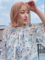 ルービック 京橋(Rubik's)&nbsp;大人可愛い小顔くびれミディアム/オレンジベージュ