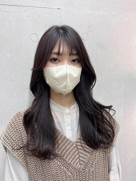 イオ ティラベント 鳳店(io tiravento) ラベンダーグレージュ×ヨシンモリ　韓国風巻き