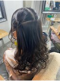 ヘアセット/ヘアメイク/巻きおろし/逆毛/卒業式[新宿/新宿駅]