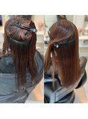 【ONE HAIR】ONEHAIR式艶髪特化縮毛矯正☆