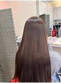 水トリートメント　髪質改善　さらさらロング