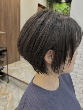 リノナ(Linona) ☆小顔効果カット インナーカラー グレーベージュ 髪質改善 韓国