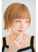 顔まわりレイヤー×ぷつっとボブ