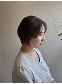 くびれショート×ココアブラウン