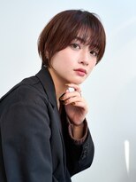 ロンドアンメゾン 原宿(Lond un Maison.)&nbsp;ショート/小顔/ニュアンスパーマ/黒髪/ネビージュ[原宿]