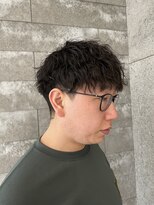 ニアウ 伊勢崎連取店(Niau)&nbsp;メンズマッシュツイストスパイラルパーマメンズパーマ