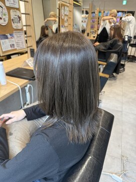 ハイパー(HYPER) ブリーチなしカラー×アッシュグレー