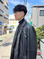 アイズ 海老名(AIZU) スペインカール フェード マッシュ メンズパーマ