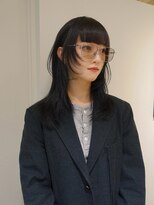 ユー セント(yew scent)&nbsp;ロング×顔まわりレイヤー×前髪カット