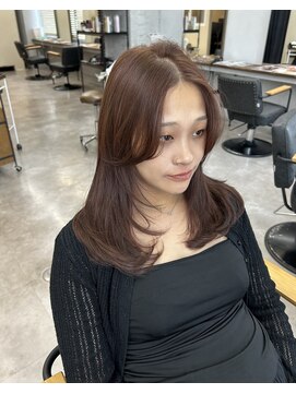 クレム 博多駅店(ChLem) レイヤーカット　暖色カラー　髪質改善　福岡美容室