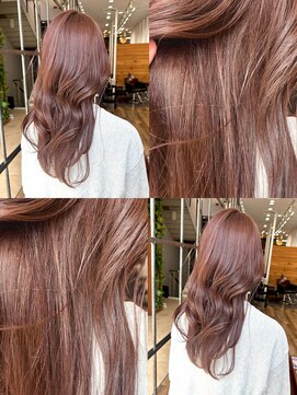 ロックス バイ マグ 松本(rocks BY MAG) イエべ透明感ブリーチ無しダブルカラーナチュラルブラウン