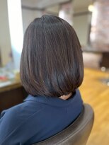 ヴァンカウンシル 清須店(VANCOUNCIL)&nbsp;毛先までまとまる、ツヤ感際立つ "好印象ボブ"/Aujua/髪質改善