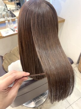 シェリ(Cheri) 髪質改善カラー/アッシュベージュ/オージュアトリートメント