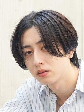 フィフス 渋谷(fifth) 渋谷メンズニュアンスパーマ骨格矯正カットセンターパート緩め