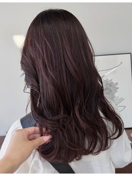 ヘアー アイス 御器所本店(HAIR ICI) ブリーチなしボルドーカラー冬カラー春カラー暖色カラーレイヤー
