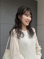 ヘアーアイストゥーレ(HAIR ICI TRE)&nbsp;ミディアムパーマ　ゆるふわパーマ　ニュアンスパーマ