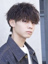 エイド 本店(aid)&nbsp;無造作マッシュソフトツイストパーマツーブロックショート