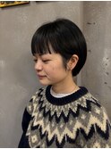 黒髪ショート