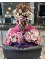 ファイブヘアーブティック(FIVE HairBoutique) ゆるふわcuteな編み下ろしヘア