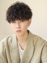 ルーシー 川越(LUCEY) ツイストスパイラルパーマ波巻きパーマシャドウパーマメンズ